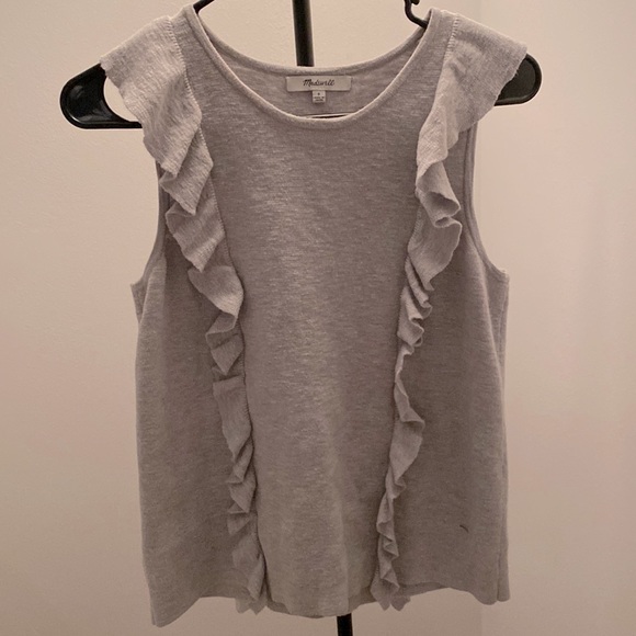 Madewell ruffle tank - Picture 3 of 4